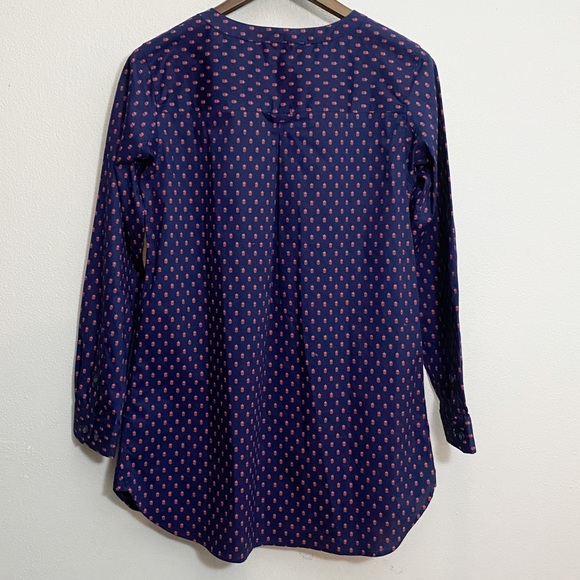 Duluth Trading Co Mini Pineapple Print Tunic Top - Picture 7 of 8